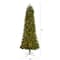 8.5ft. Pre-Lit Slim Colorado Mountain Spruce Artificial Christmas Tree, Multifunction White Micro LED Lights